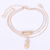 Pineapple Pendant Foot Anklet Bracelet
