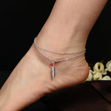 Feather Ankle Bracelet