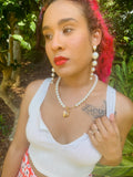 Pearl Tassel Earring