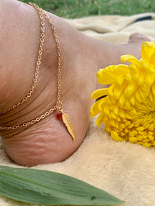 Feather Ankle Bracelet
