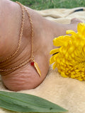 Feather Ankle Bracelet